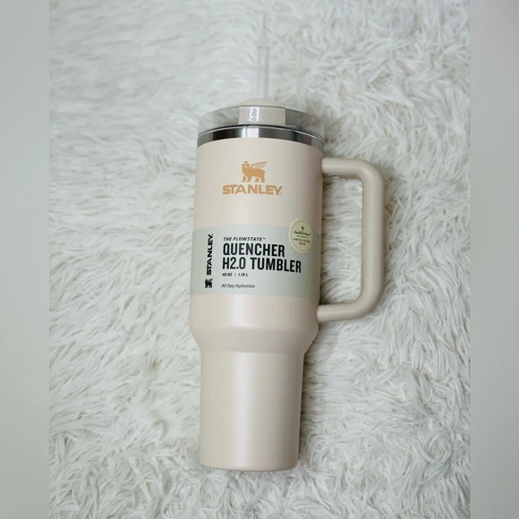 Stanley Tumbler 40oz Stainless Steel Hearth & Hand with Magnolia Best Beige - Picture 14 of 16